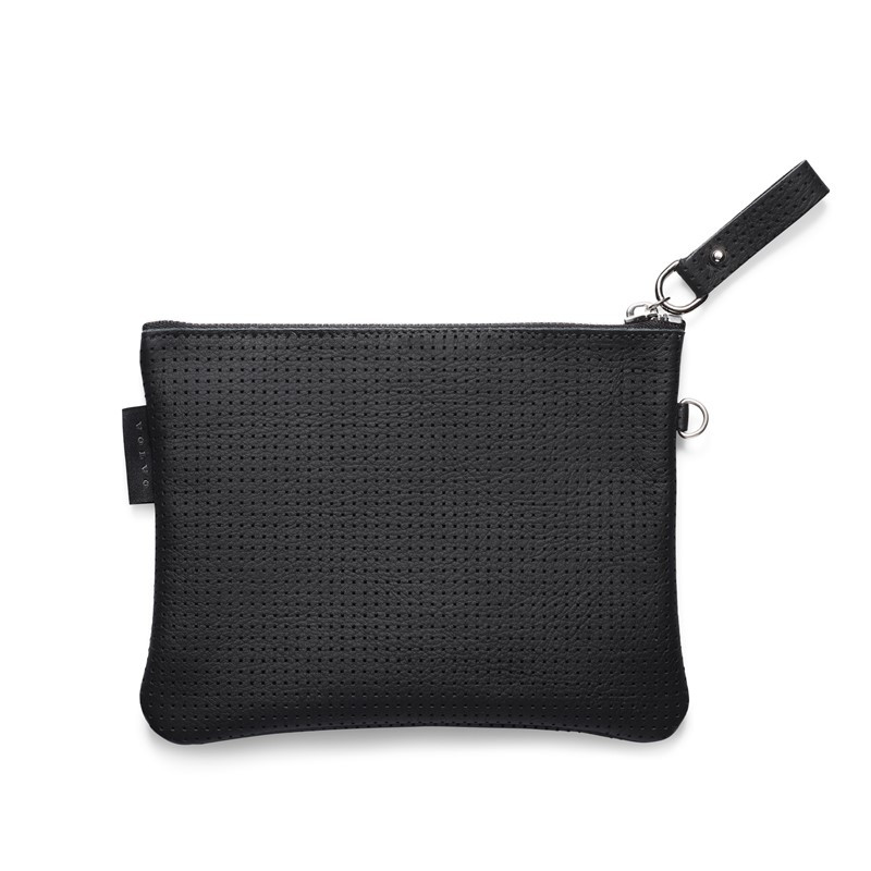 VOLVO skorzana torba etui torebka czarna kabel przewod zestaw prezent OE