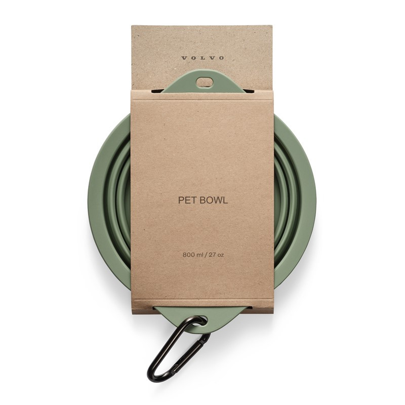 VOLVO smycz odblaskowa 180cm miska turystyczna 800ml mata zestaw prezent OE