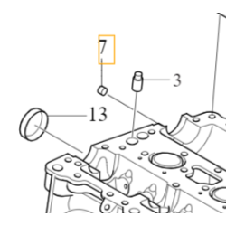 VOLVO C30 V40 S40 V50 S60 V60 S80 V70 XC70 XC90 zaslepka glowicy OE