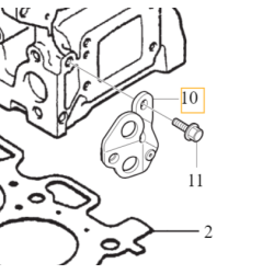 VOLVO C30 S40 V50 S80 V70 wspornik ucho montazowe glowicy 1.6D OE