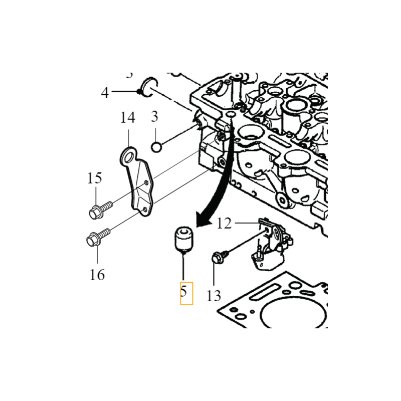 VOLVO kolek pin centrujacy...