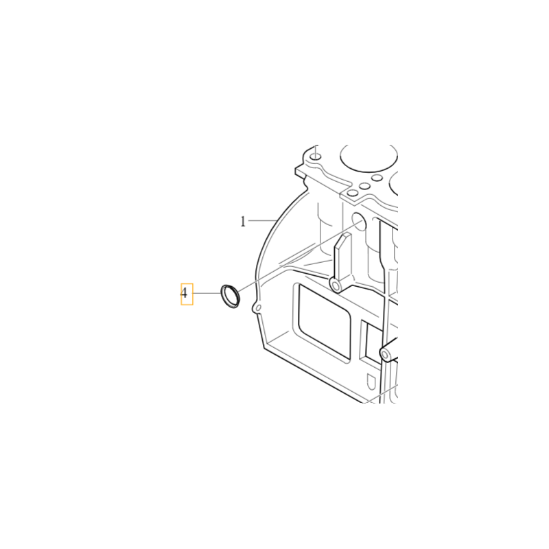 VOLVO zaslepka brok bloku...