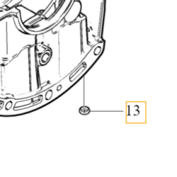 VOLVO zaslepka brok bloku silnika 1.6D OE 30751959