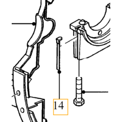 VOLVO S40 V50 C30 C70 S80 V70 uszczelnienie podstawy walu korbowego 2.0D OE