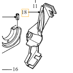 VOLVO C30 S40 V50 S80 V70 tylna oslona kola zamachowego 2.0D OE