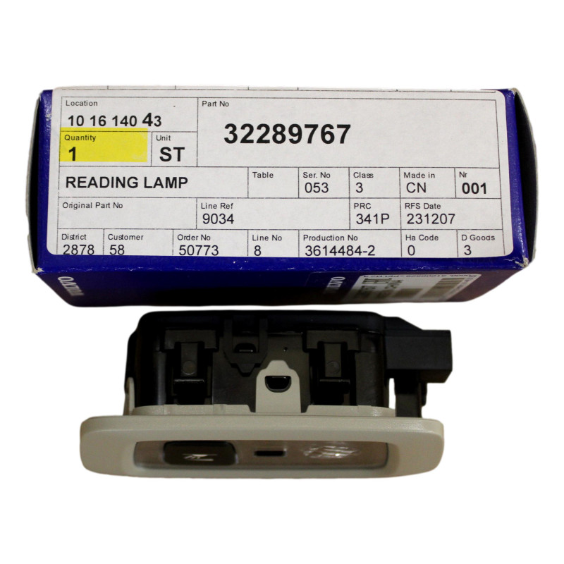 VOLVO XC60 II lampka do czytania oswietlenia wnetrza lewa tyl OE