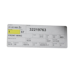 VOLVO S60 III V60 II oryginalny blotnik lewy przod hybryda plug-in OE