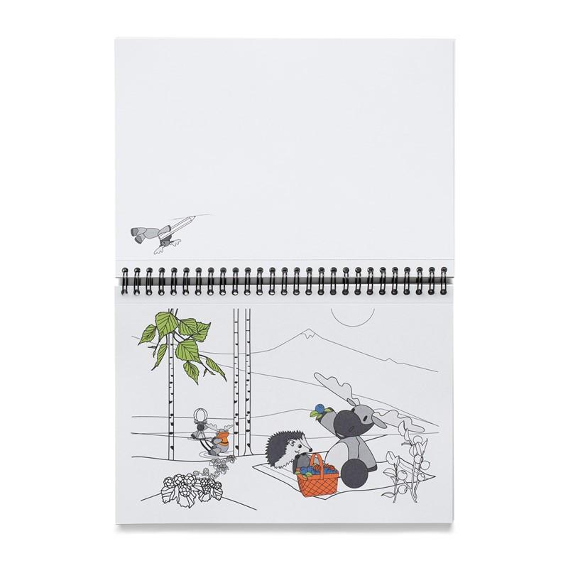 VOLVO kolorowanki rysowanki ksiazka do kolorowania z losiem Gustavem OE