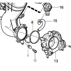VOLVO V70 S80 XC60 XC70 XC90 uszczelka przepustnicy kolektor 3.2 OE