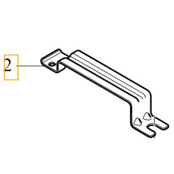 VOLVO S60 V60 V70 S80 XC60 XC70 wspornik mocowanie akumulatora startstop OE