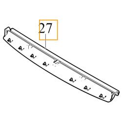 VOLVO V90CC srodkowa kierownica prowadnica powietrza zderzaka przod OE