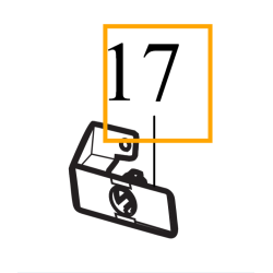 VOLVO V90CC lewy zewnetrzny wspornik koszyk czujnika zderzak tyl OE