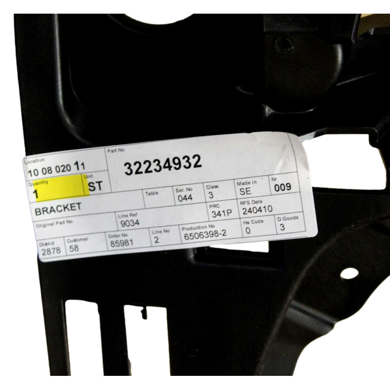 VOLVO XC60 II prawy slizg mocowanie wspornik zderzaka przod OE