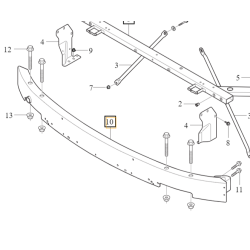 VOLVO XC60 II belka wzmocnienie zderzaka przod OE