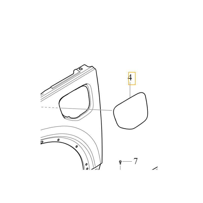 VOLVO XC40 Plug-In oryginalna klapka wlewu gniazda ladowania OE