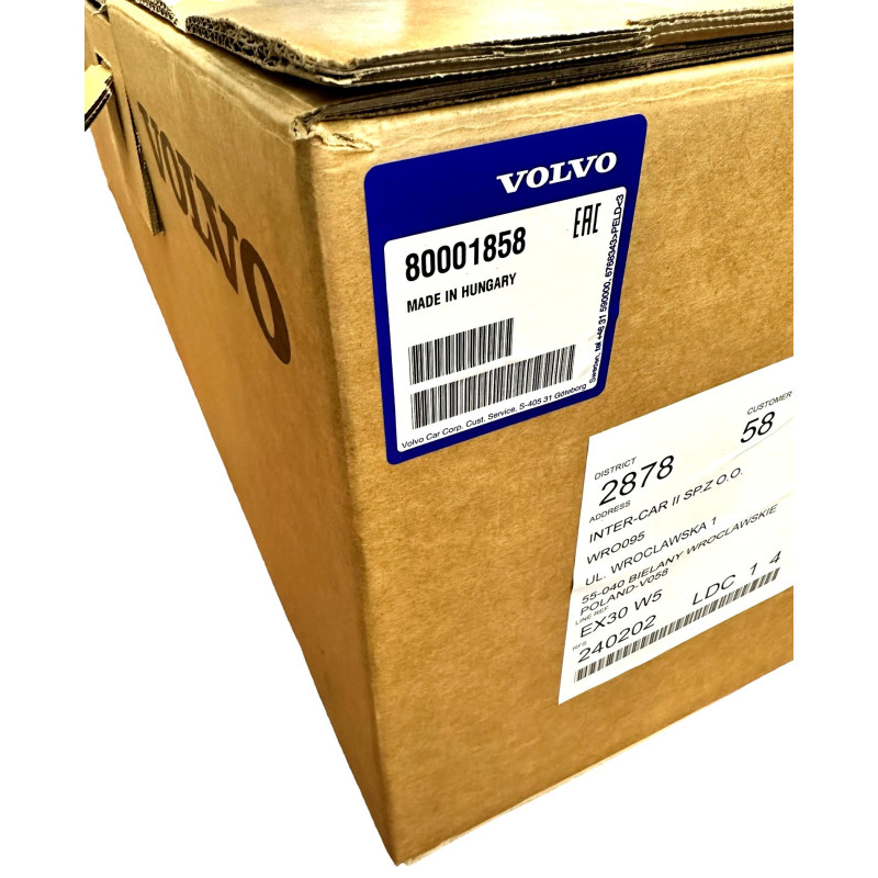 VOLVO EX30 skladany hak holowniczy belka kula OE