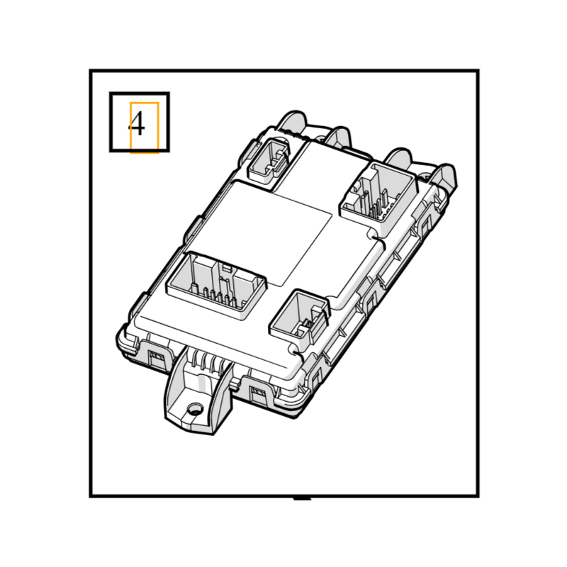 VOLVO EX30 modul skladanego haka holowniczego OE