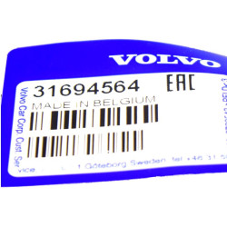 VOLVO XC90 II lewa zaslepka halogenu zderzak przod czarny polysk OE