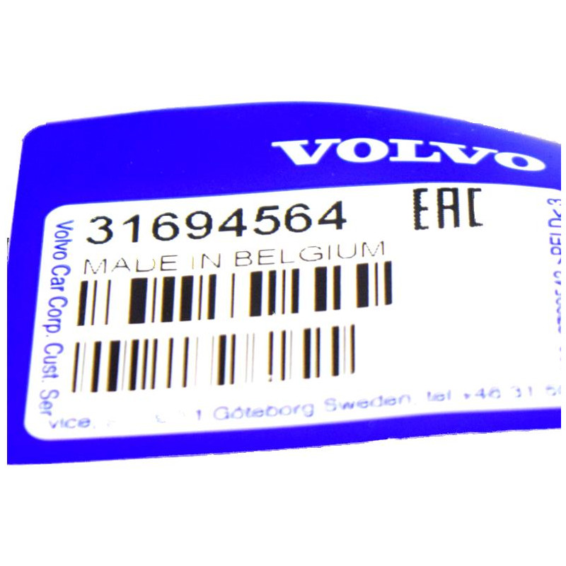 VOLVO XC90 II lewa zaslepka halogenu zderzak przod czarny polysk OE