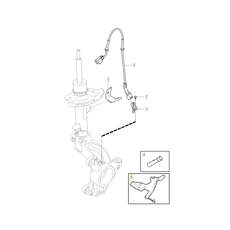 VOLVO S60 V60 S80 uchwyt...
