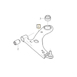 VOLVO XC40 C40  wahacz przedni lewy kpl OE