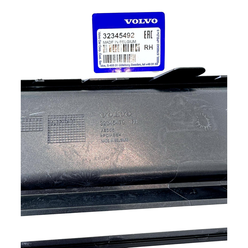 VOLVO XC90 II Plug-In prawa kratka zderzak przod czarny polysk R-Design OE