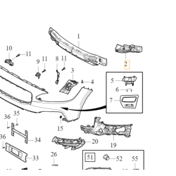 VOLVO S90 V90 lewe mocowanie wspornik zderzaka przod OE 31449144