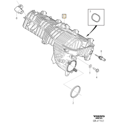 VOLVO S60 V60 S90 V90 XC60 XC90 II kolektor ssacy dolotowy OE 32232813