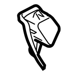 VOLVO V40 V40CC lewy wspornik schowka pasazera OE 1284876