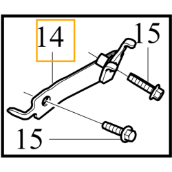 VOLVO C40 XC40 wspornik zewnetrzn przewod hamulcowy prawy przod OE 32221212