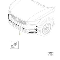 VOLVO XC40 wiazka instalacja zderzaka kamery przod OE 32356352