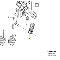 VOLVO S60 V60 XC60 I sprezyna pedalu sprzegla OE 31202898