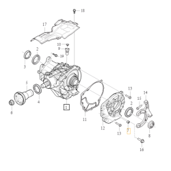 VOLVO XC90 XC60 V90 S90 sruba spustowa skrzyni katowej