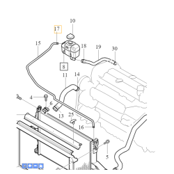 VOLVO opaska przewodu wodnego 976577 OE