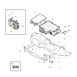 VOLVO S60 V60 S90 V90 XC60 XC90 II przetwornica falownik plugin OE 36003582