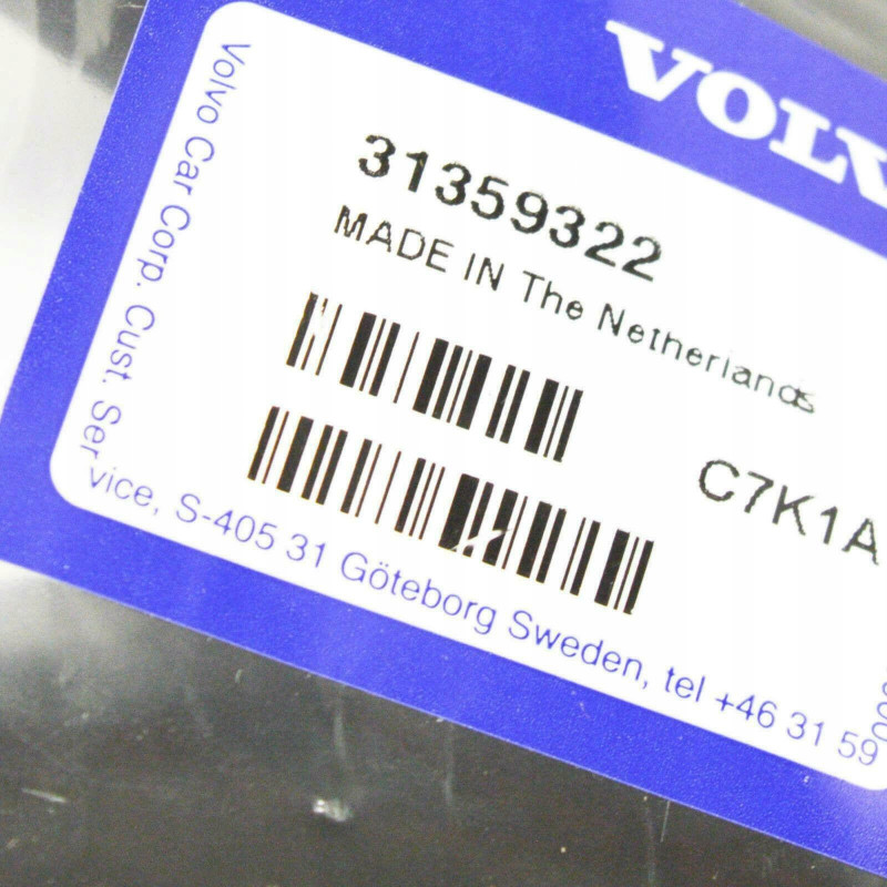 VOLVO S60 S60CC V60 V60CC zaslepka haka holowniczego odpinanego OE 31359322