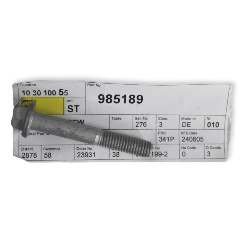 VOLVO sruba pompy wspornika M8x55 OE 985189