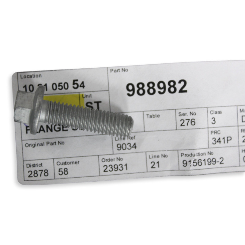 VOLVO sruba rolki rozrzadu oslony silnika M8x30 OE 988982