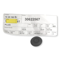 VOLVO zaslepka 12 mm drzwi nadwozia OE 30622567