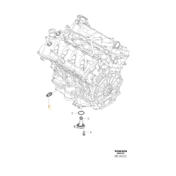 VOLVO S80 XC90 czujnik cisnienia oleju B8444S V8 OE 30713497