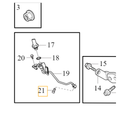VOLVO V60 XC40 XC60 XC90 sruba banjo rurkowa czujnika cisnienia OE 30670561