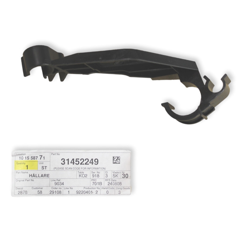 VOLVO S90 V90 XC60 XC90 II wspornik przewodow filtra weglowego OE 31452249