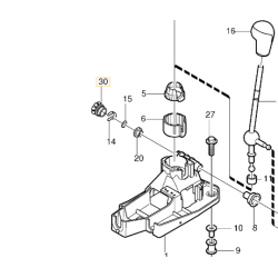 VOLVO S60 V60 V90 XC60 II spinka wybieraka skrzyni biegow manual OE 8636988