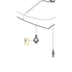 VOLVO S60 V60 S90 V90 XC40 XC60 XC90 II sruba gornej oslony silnika M5 OE