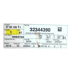 VOLVO XC90 II podsufitka jasna blonde szyberdach panorama OE 32344390