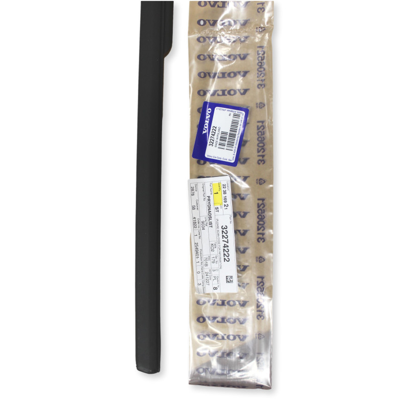 VOLVO S60 III listwa zgarniajaca szyby drzwi lewy tyl OE 32274222