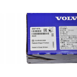 VOLVO V70 XC70 S80 oryginal klocki hamulcowe tyl O