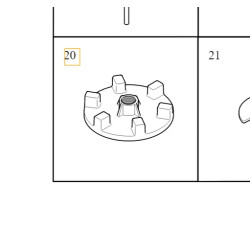 VOLVO S60 III V60 II gorna sruba zapasowego OE 31660620