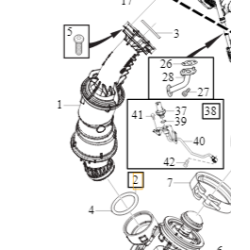 VOLVO S60 V60 zestaw oringow przewod dolotowy OE
