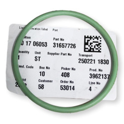 VOLVO XC90 XC60 S90 V90 S60 V60 uszczelka przewodu doladowania kompresora OE 31657726